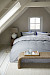 Dekbedovertrek Rivièra Maison Emery Blauwgrijs 140 x 200/220 cm + 1x 60 x 70 cm