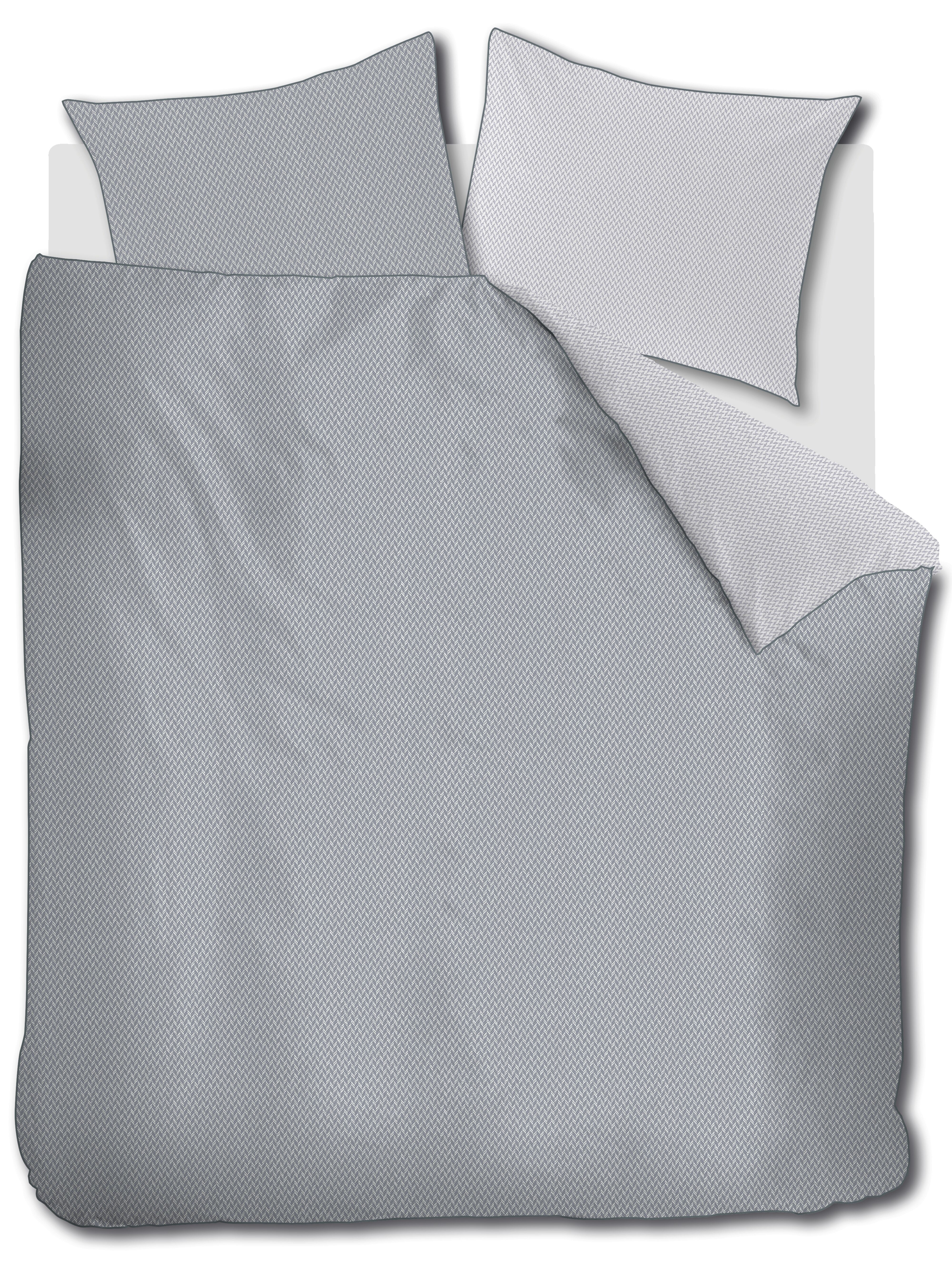 Dekbedovertrek Rivièra Maison Emery Blauwgrijs 240 x 200/220 cm + 2x 60 x 70 cm