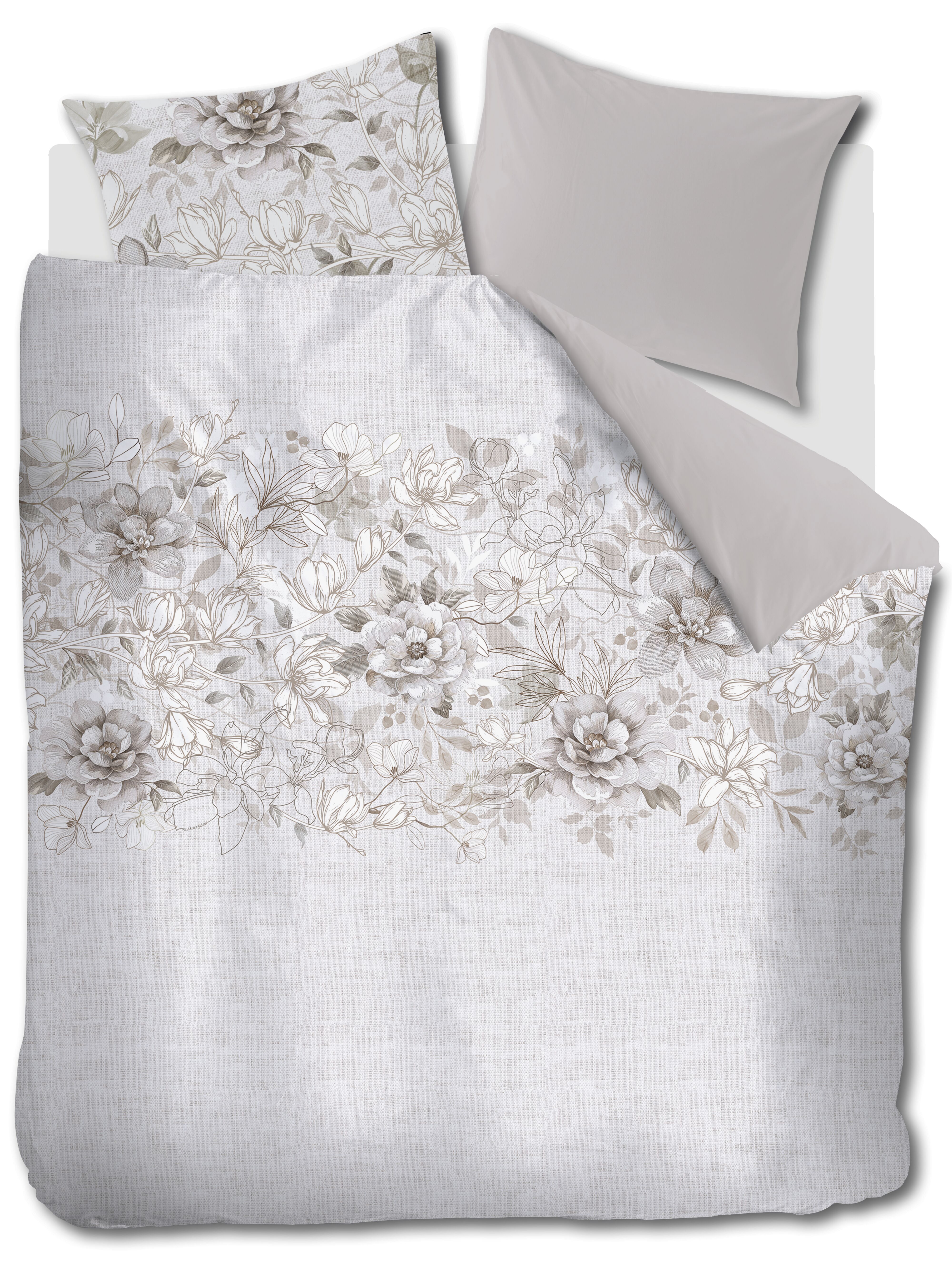 Dekbedovertrek Rivièra Maison Bernice Naturel 240 x 200/220 cm + 2x 60 x 70 cm