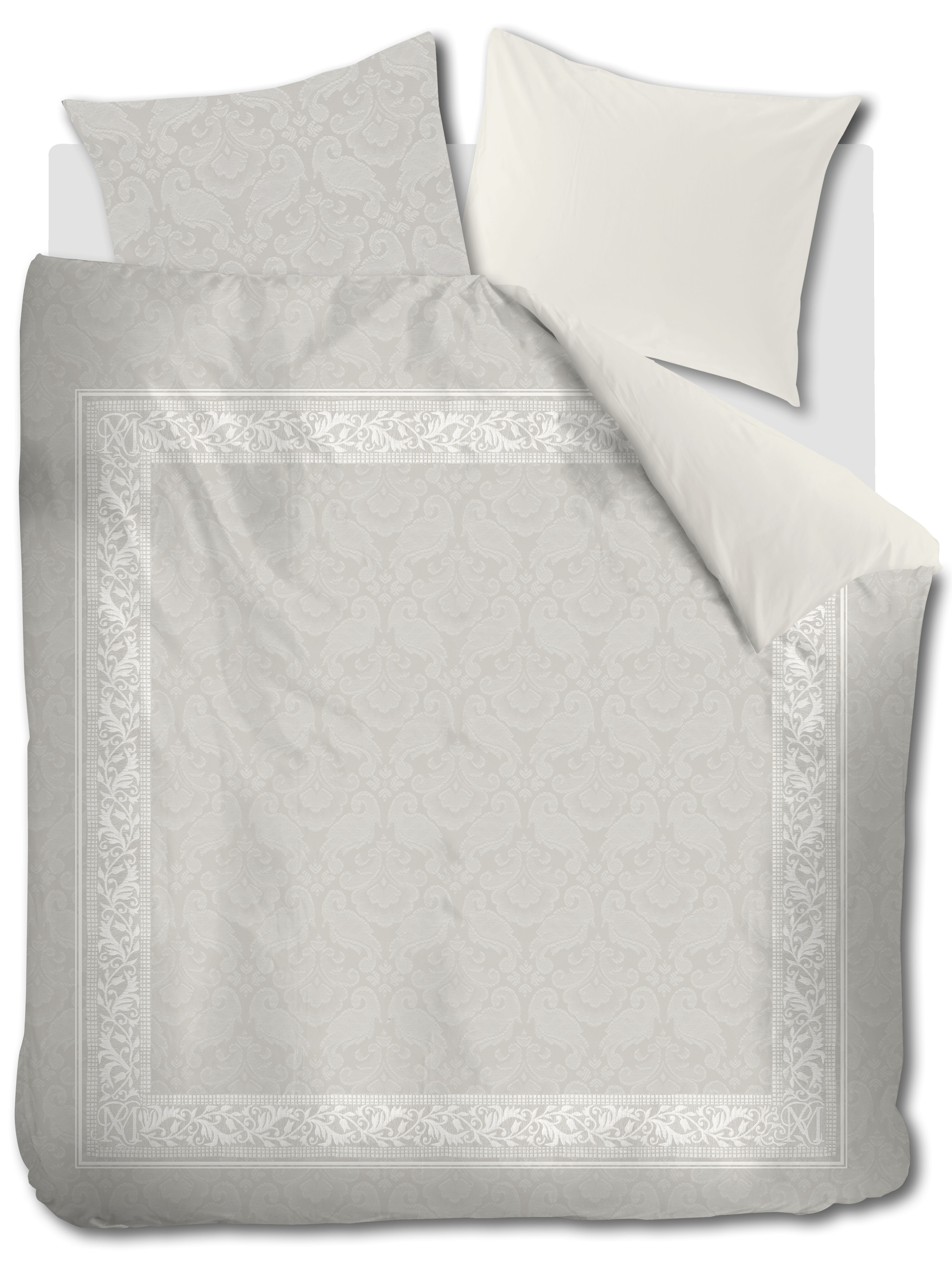 Dekbedovertrek Rivièra Maison Ornaments Zand 260 x 200/220 cm + 2x 60 x 70 cm