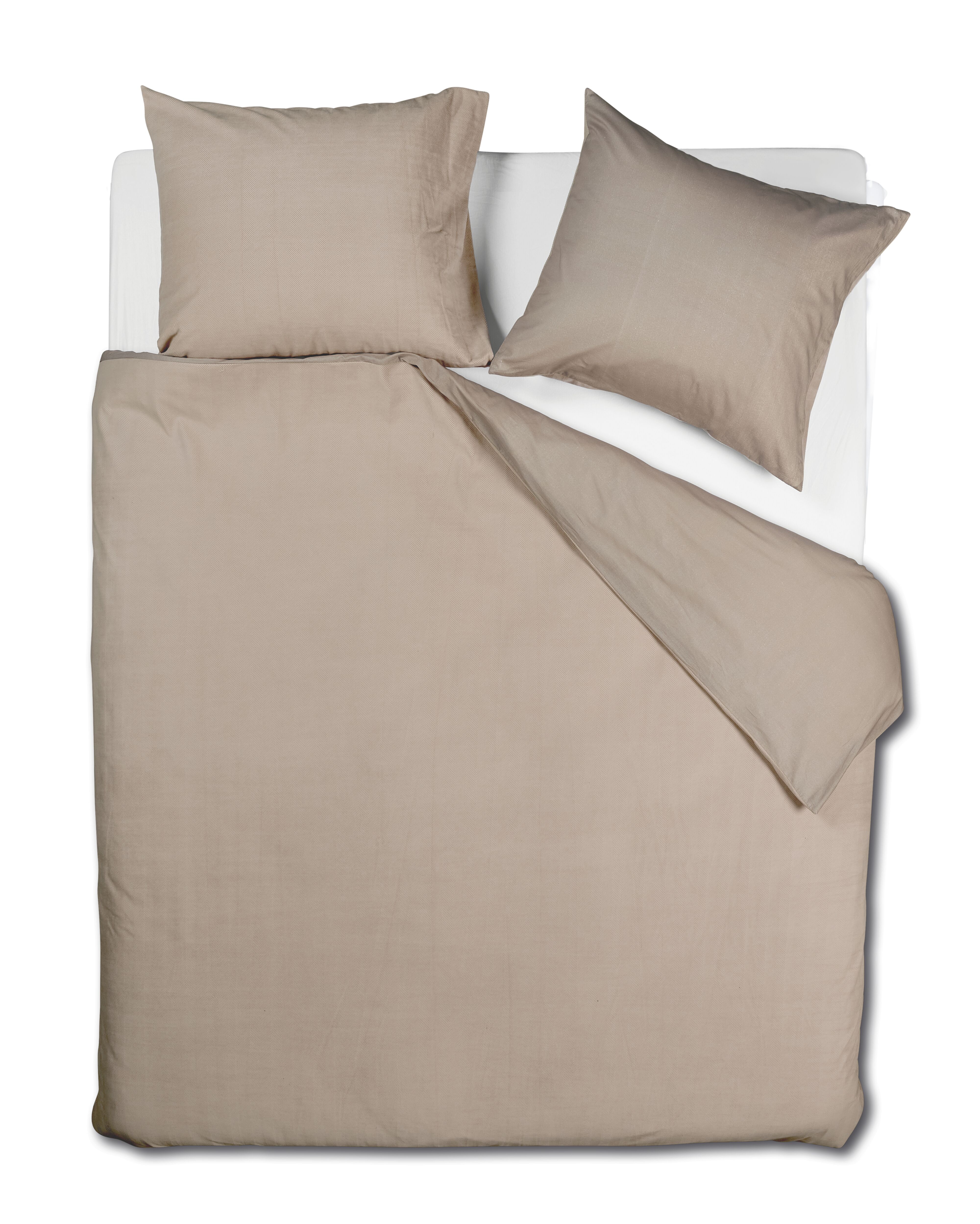 Dekbedovertrek Rivièra Maison Connor Zand 200 x 200/220 cm + 2x 60 x 70 cm