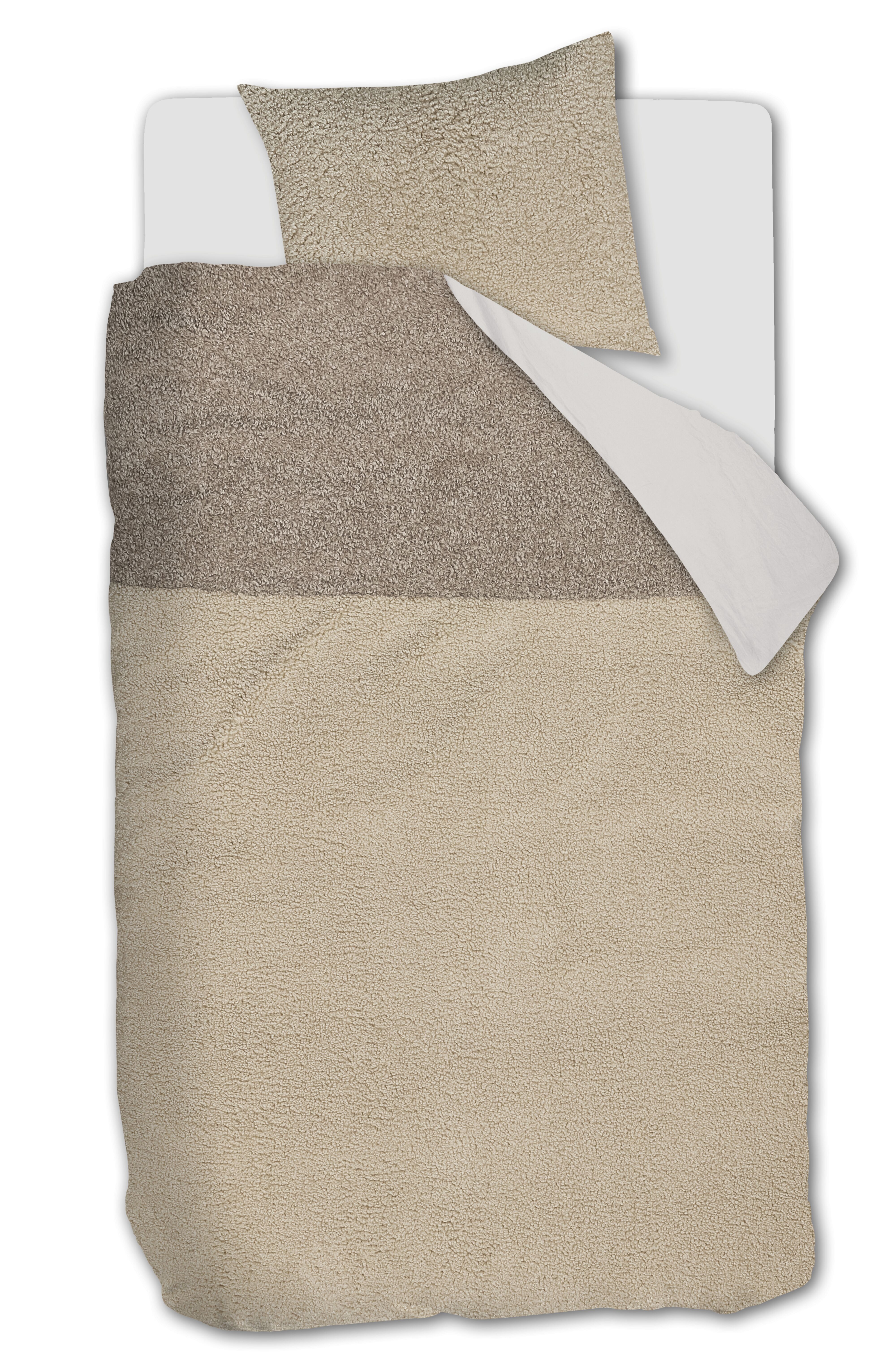 Dekbedovertrek Rivièra Maison Huggle Zand 140 x 200/220 cm + 1x 60 x 70 cm