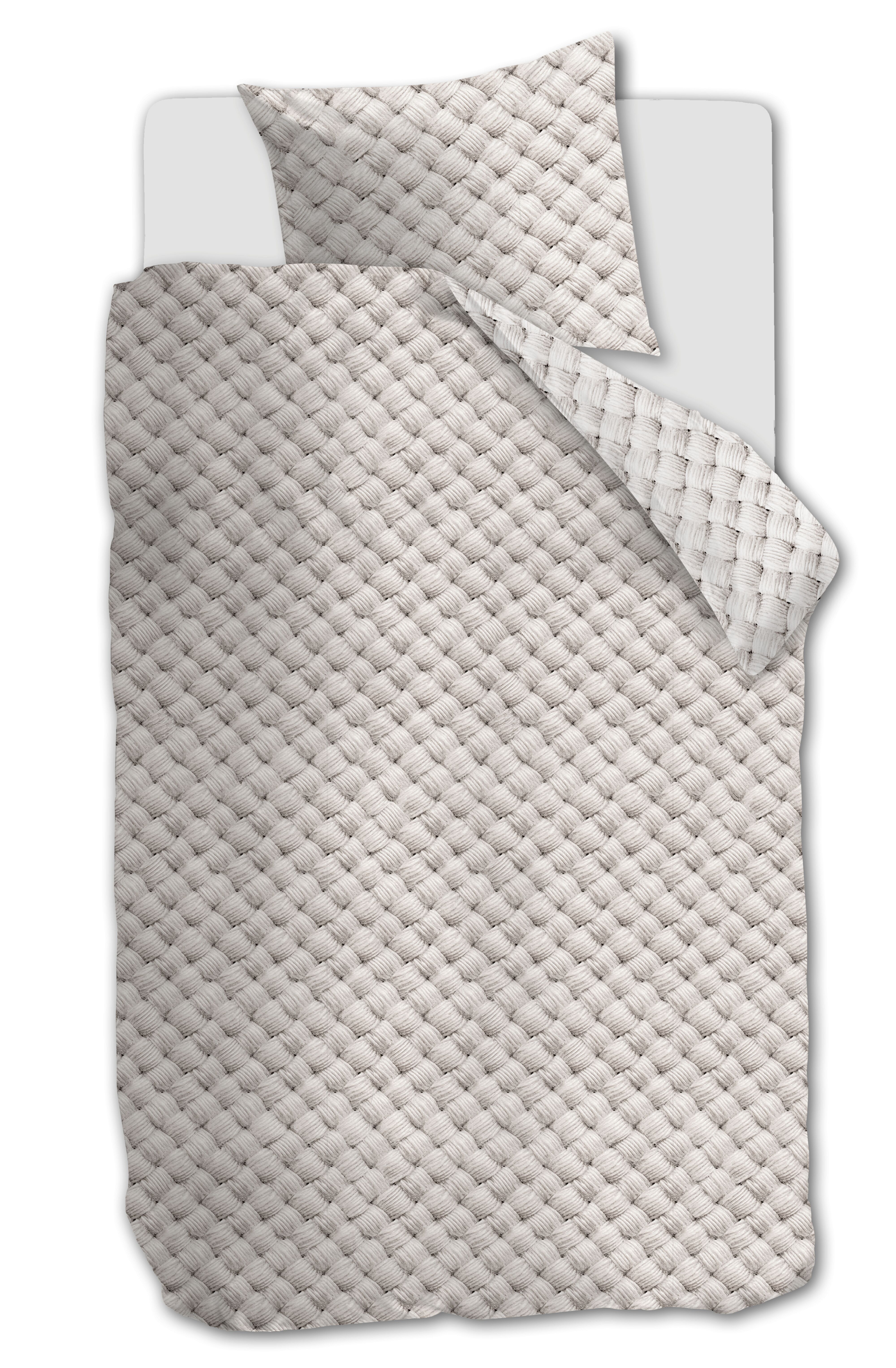 Dekbedovertrek Rivièra Maison Woven Wool Naturel 140 x 200/220 cm + 1x 60 x 70 cm