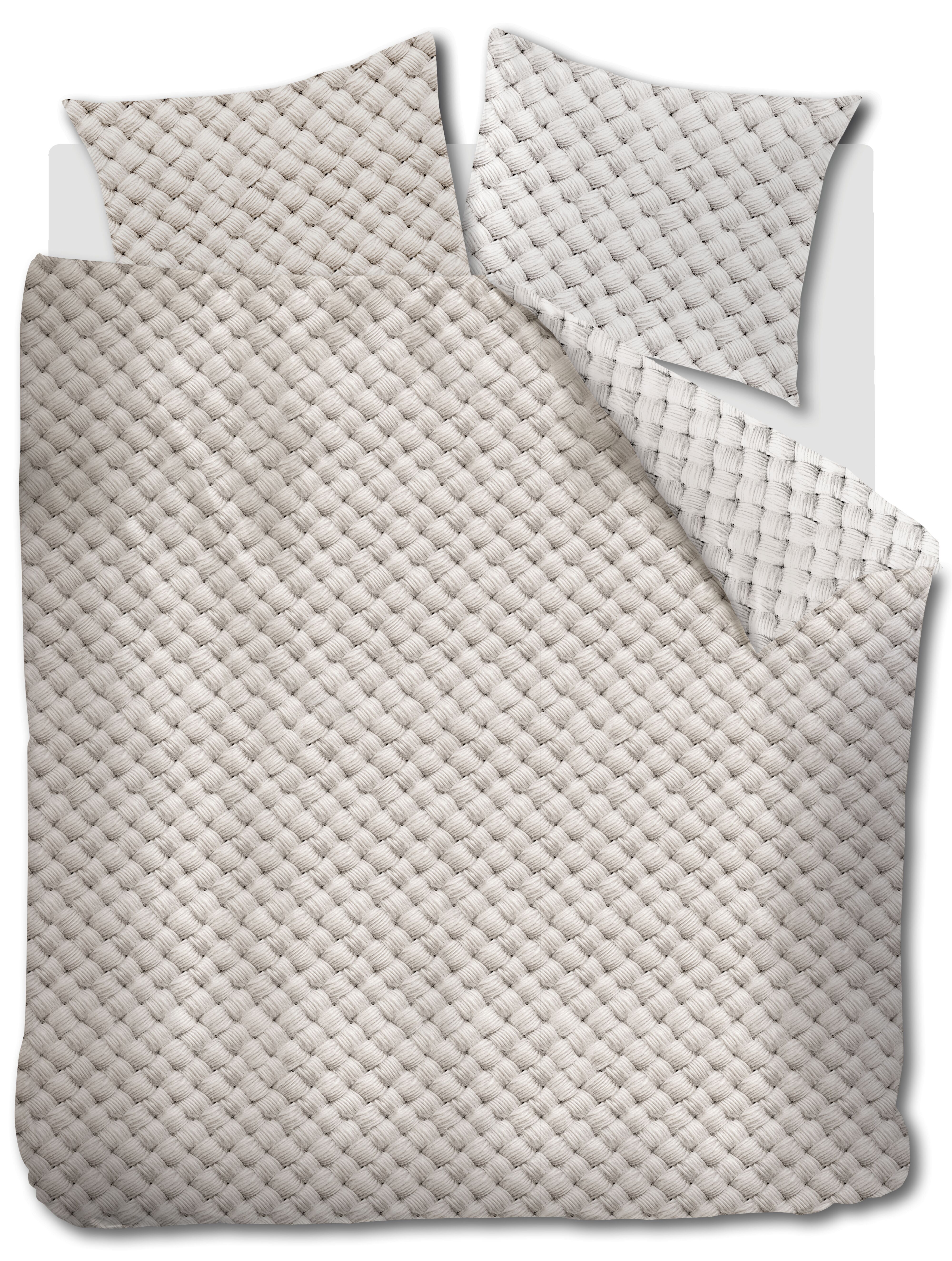 Dekbedovertrek Rivièra Maison Woven Wool Naturel 240 x 200/220 cm + 2x 60 x 70 cm