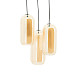 Hanglamp Shona cluster rond amber