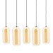 Hanglamp Shona cluster rechthoekig amber
