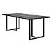 Eettafel Veneta 190x95 eiken fineer zwart