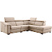 Hoekbank Celino met relax beige rechts