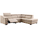 Hoekbank Celino met relax beige rechts