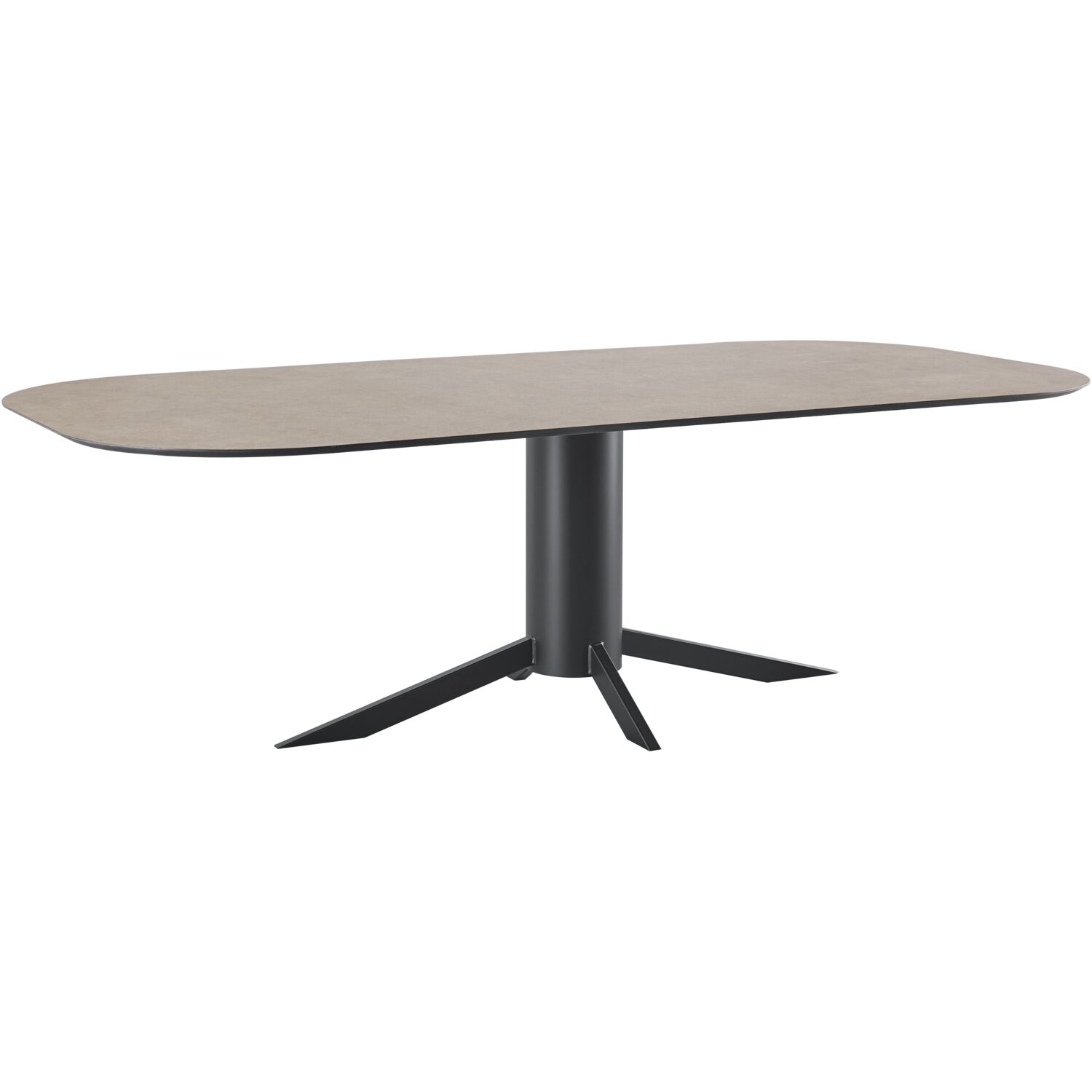 Eettafel Solida plat ovaal HPL Corosio 240x110cm
