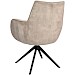 Eetkamerstoel Dordona draaibaar velvet beige