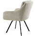 Eetkamerstoel Meltina draaibaar grijs