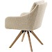 Eetkamerstoel Meltina draaibaar beige