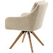 Eetkamerstoel Meltina draaibaar beige