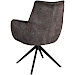 Eetkamerstoel Dordona draaibaar velvet antraciet