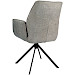 Eetkamerstoel Ombrone draaibaar donkergrijs