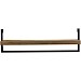 Wandplank Pardal hout metaal 24x80 cm bruin