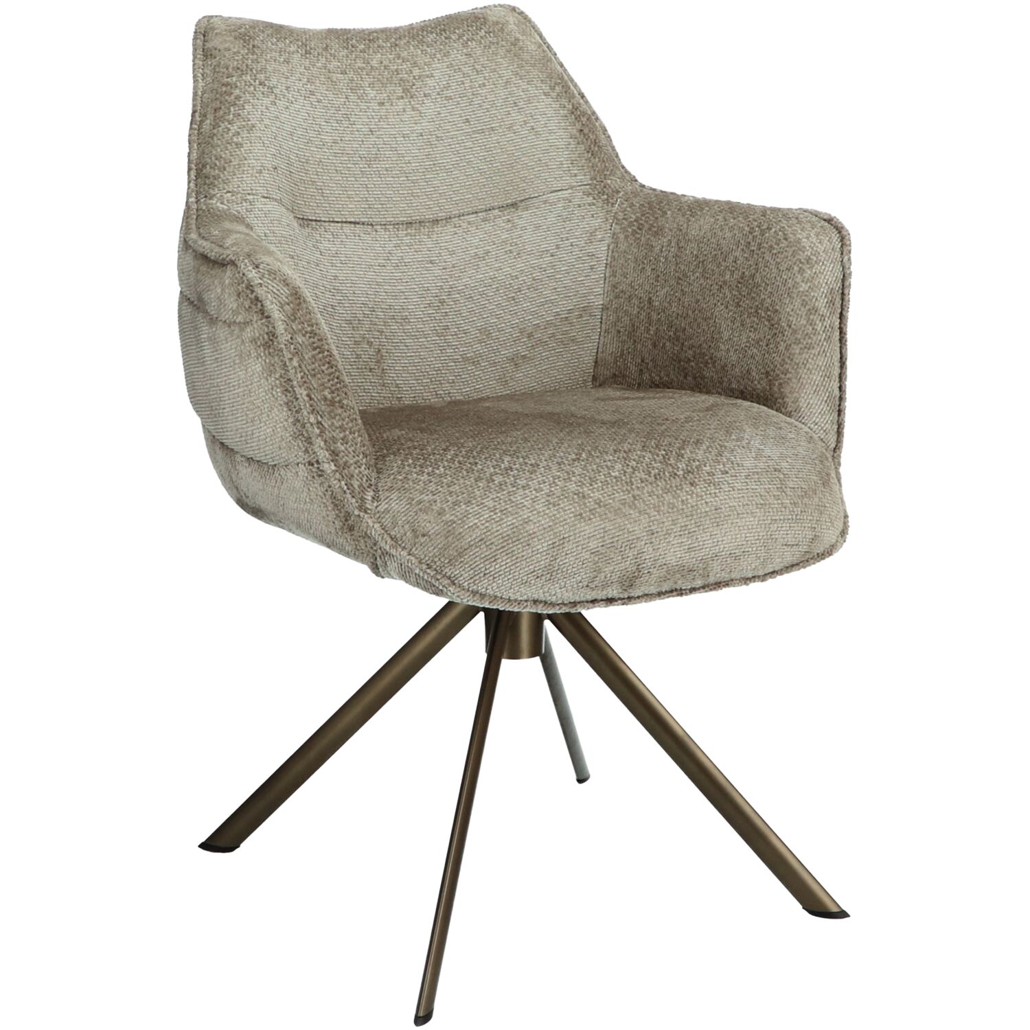 Eetkamerstoel Miosa bruin