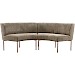 Eetkamerbank Cenare 230 cm taupe