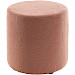 Poef Roby 45 cm bruin rond