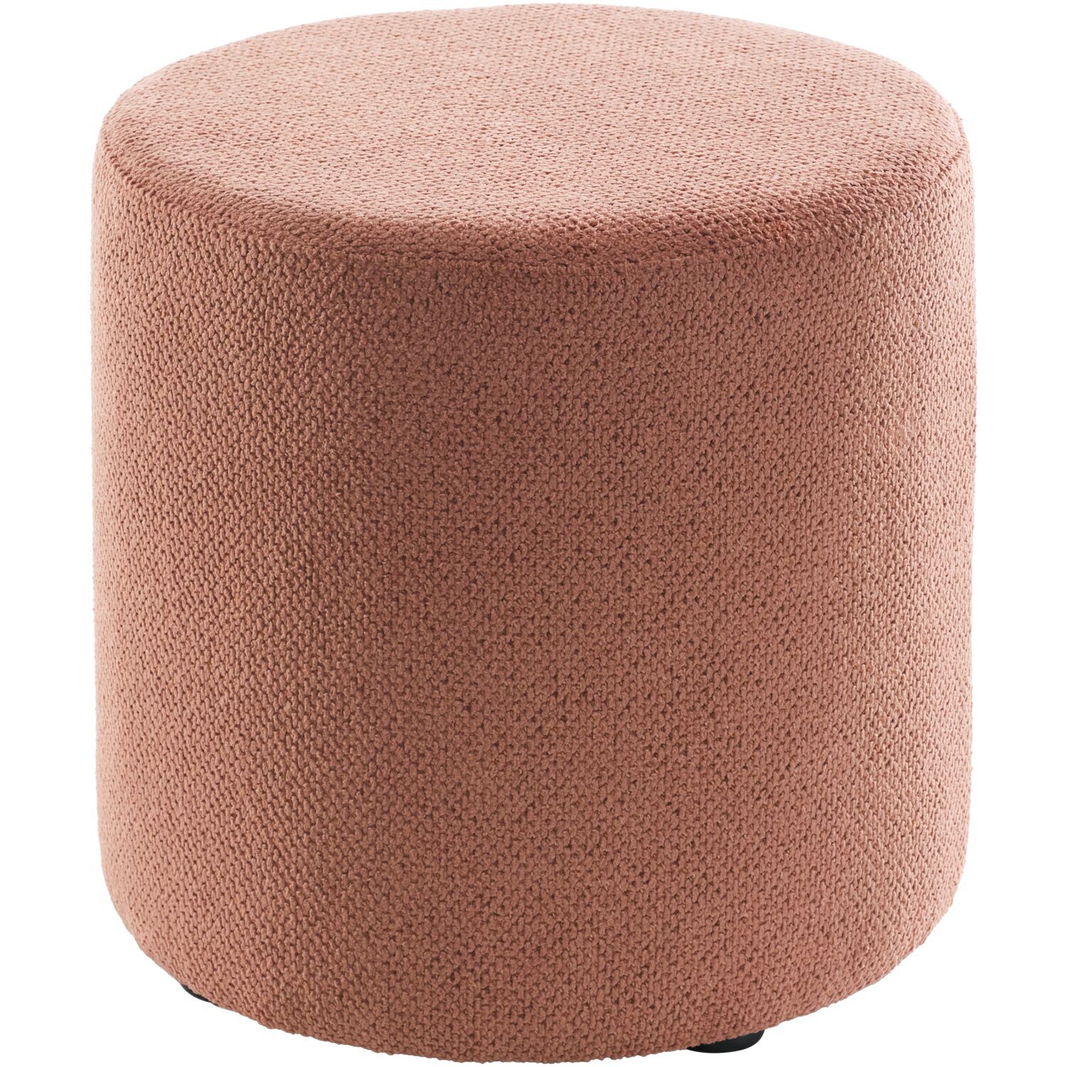 Poef Roby 45 cm bruin rond