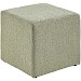 Poef Roby 45x45 cm lichtgroen vierkant