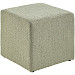 Poef Roby 45x45 cm lichtgroen vierkant
