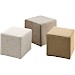 Poef Roby 45x45 cm microvezel taupe vierkant