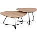 Salontafelset Tidino 67 en 83 cm driehoekig