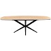 Eettafel Warita 60cm uitschuifbaar 160x92cm