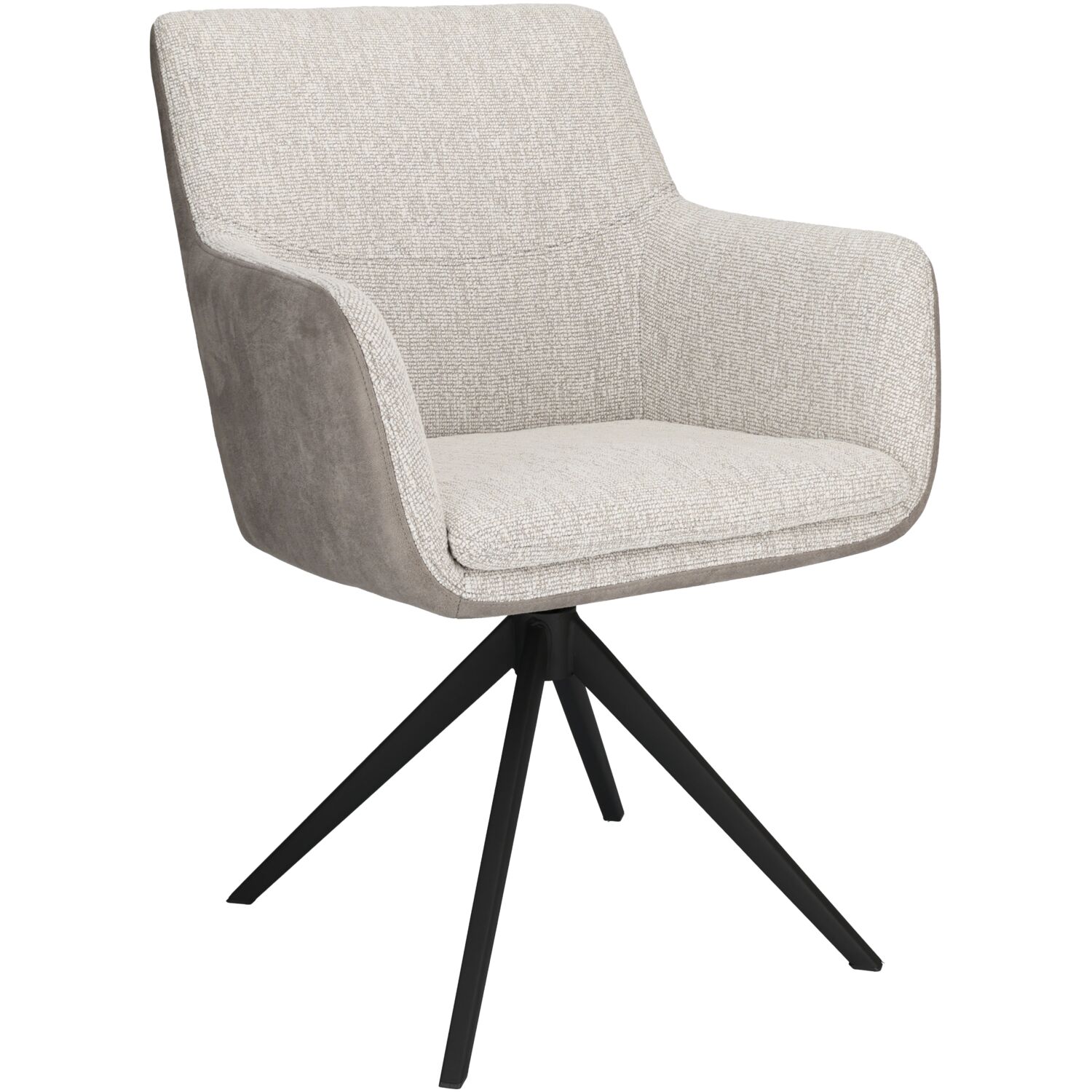 Eetkamerstoel Vigios beige bruin