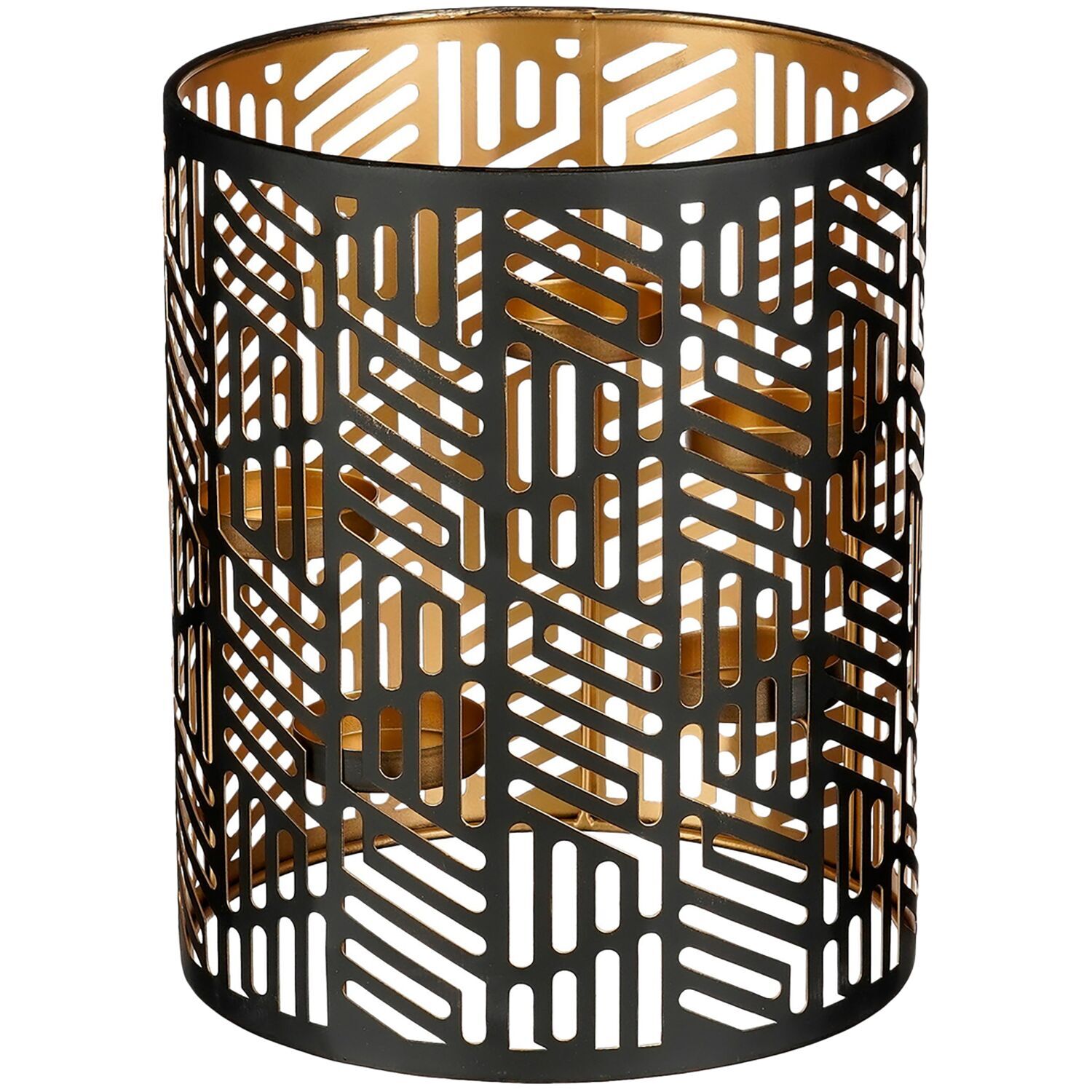 Theelichthouder Mezzoldo S zwart