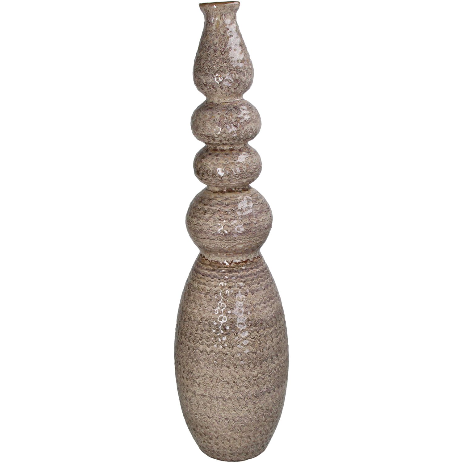 Vaas Stoneware large zandbeige