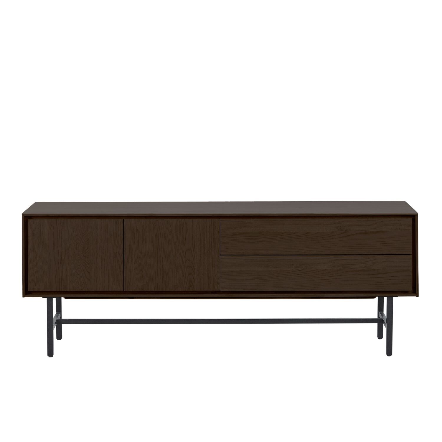 TV-meubel Belvio 165 cm dark oak