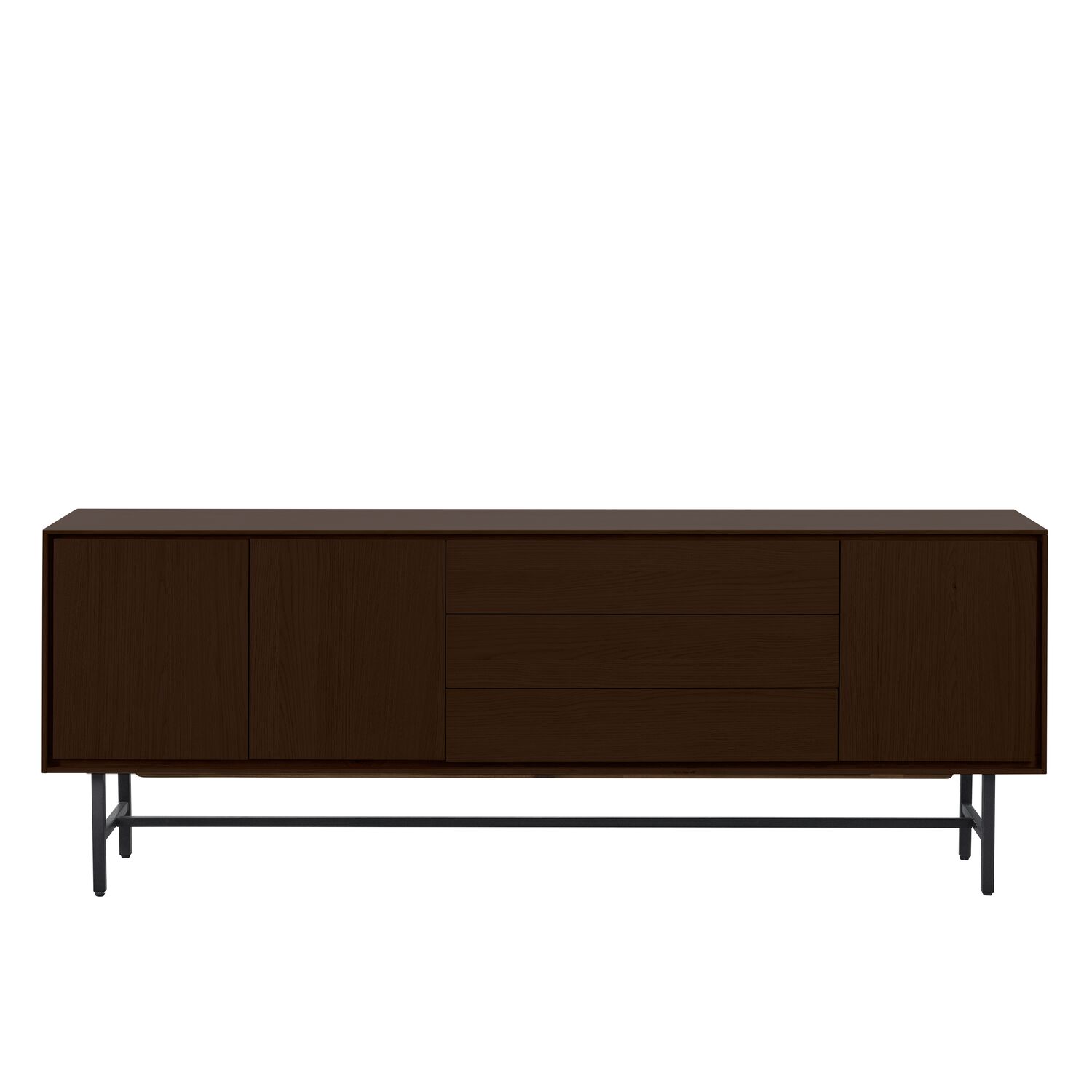 Dressoir Belvio 205 cm dark oak