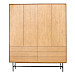 Opbergkast Belvio 165 cm light oak
