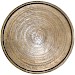 Decoratieschaal Trebbia 58 cm rond brons