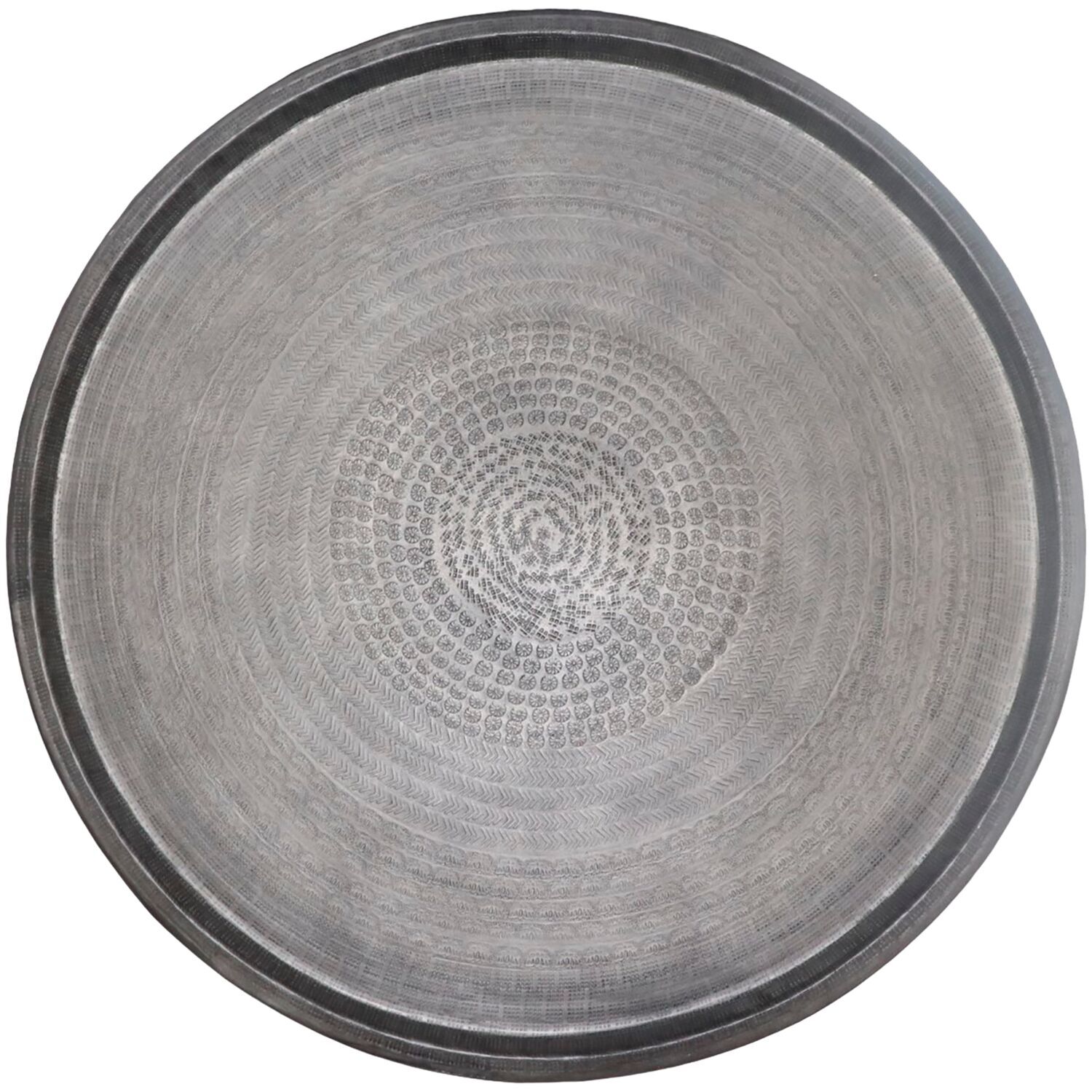 Decoratieschaal Trebbia 69 cm rond zwart