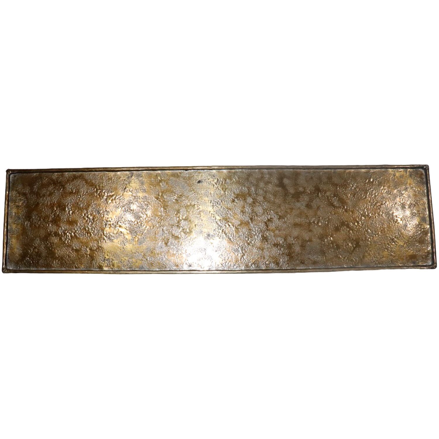Decoratieschaal Trebbia 20x80 cm rechthoekig brons