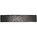 Decoratieschaal Trebbia 7,5x38 cm rechthoekig zwart