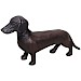 Decoratiebeeld Trebbia hond zwart