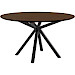 Eettafel Belvio 140 cm rond dark oak