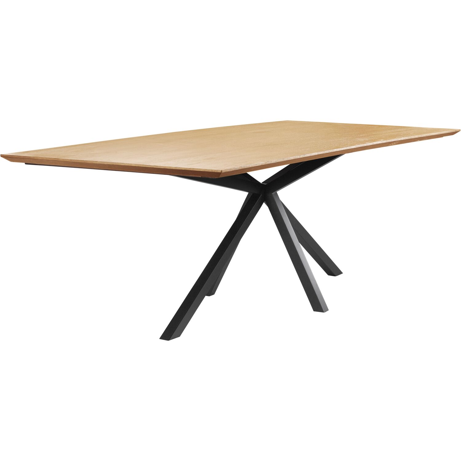 Eettafel Belvio 240x105 cm rechthoekig light oak