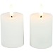 Stompkaars Benevento Led wit 5 cm rond set van 2