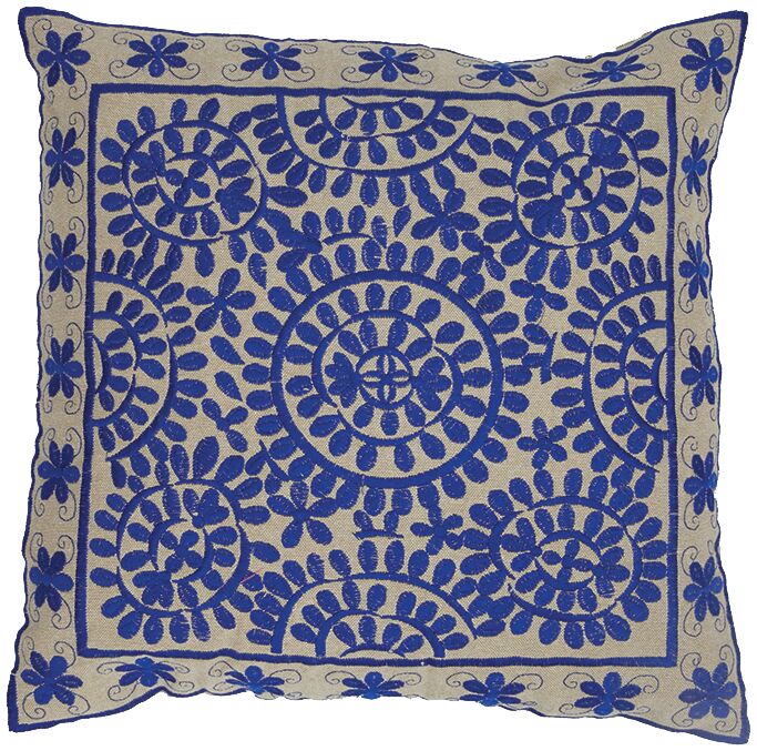 Sierkussen Tasuulo donkerblauw