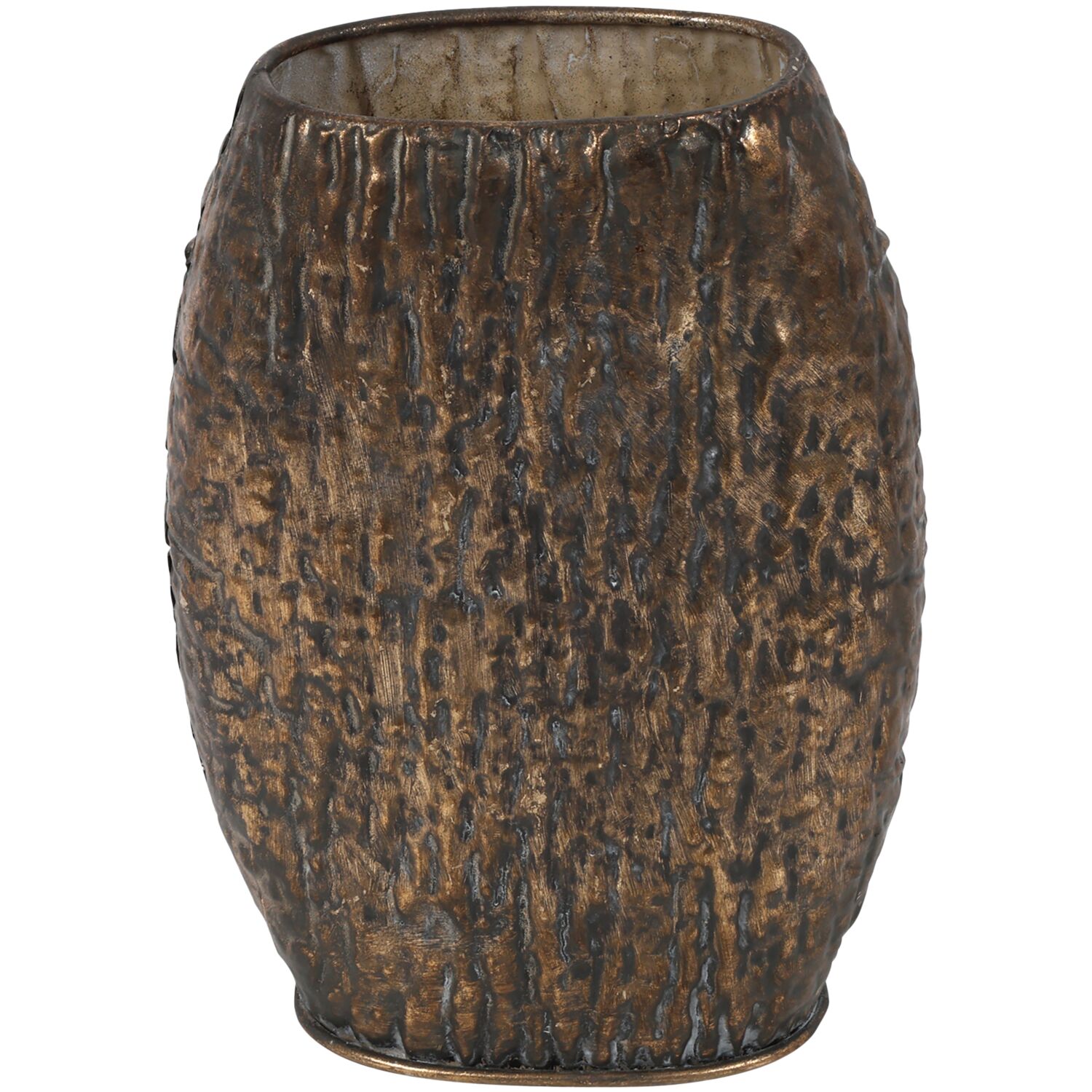 Decoratievaas Mingardo S brons ovaal