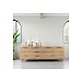 Dressoir Paranno 77x220x42 cm bruin
