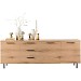 Dressoir Paranno 77x220x42 cm bruin