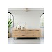 Dressoir Paranno 77x220x42 cm bruin