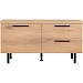 Tv-meubel Paranno 110 cm bruin